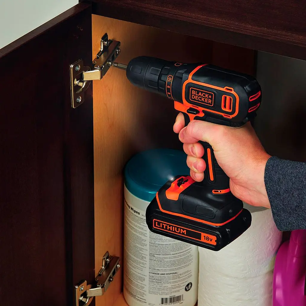 Дриль-шуруповерт Black+Decker BDCDC18KB 18V 2x1.5Ah [89315] - фото 5