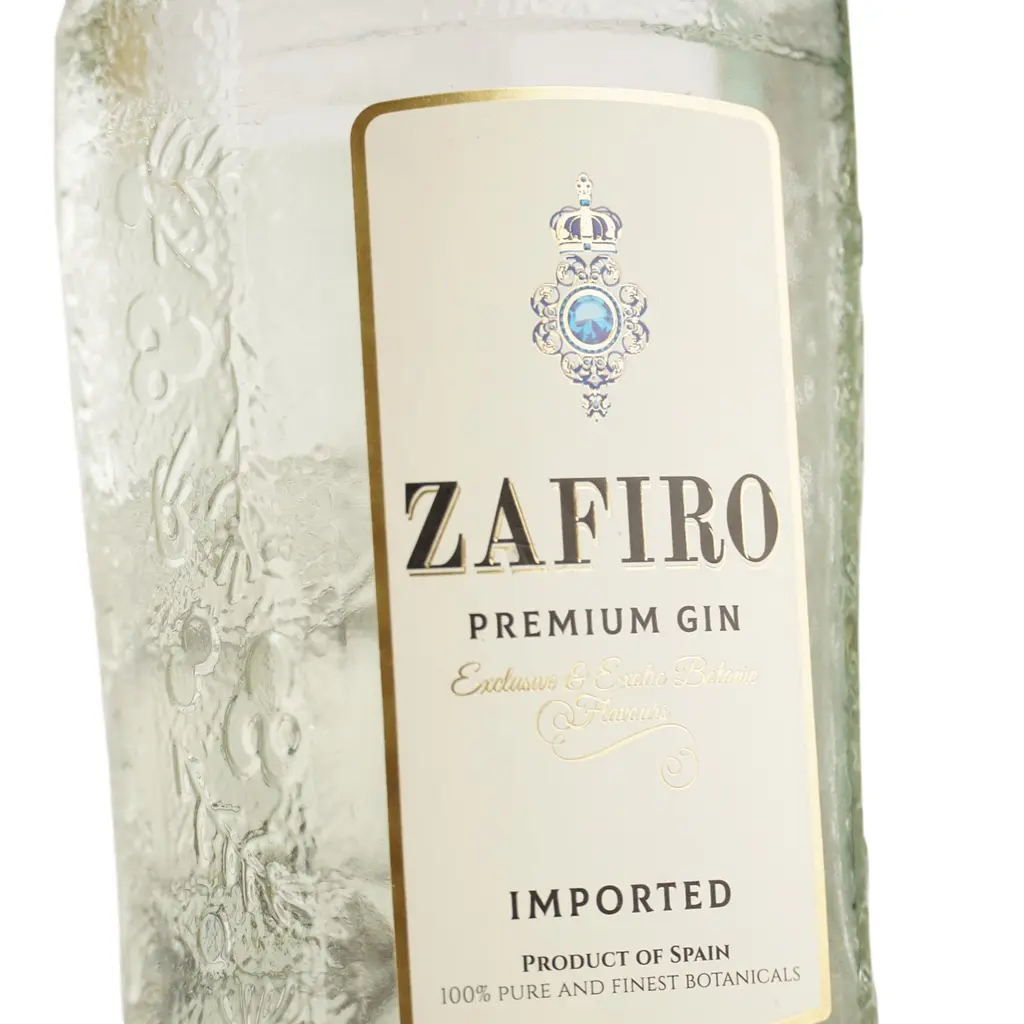 Джин Zafiro Classic 37.5% 0.7л - фото 5