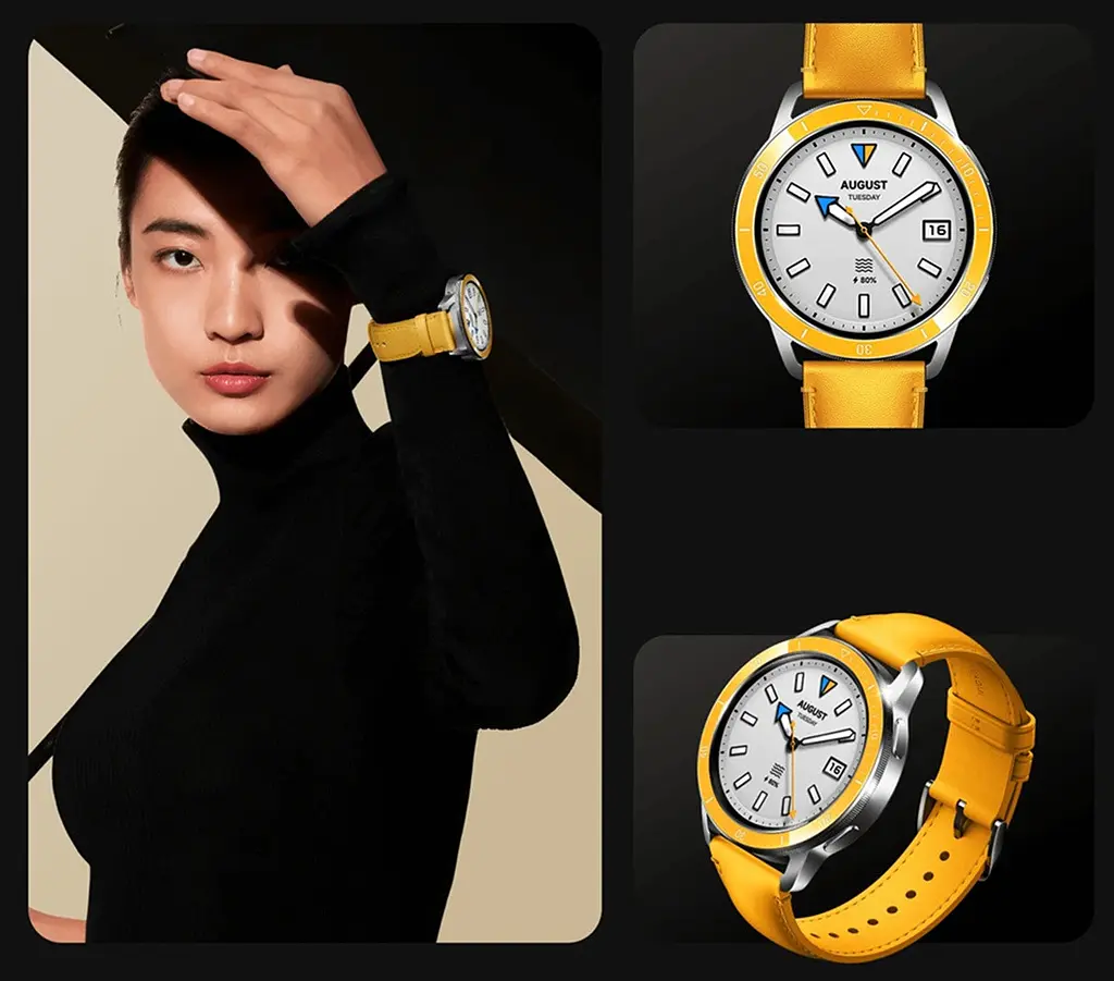 Ремінець шкіряний Tamister для годинника Xiaomi Watch 2/ 2Pro/ S4/ S3/ S2/ S1 22 мм Yellow - фото 5