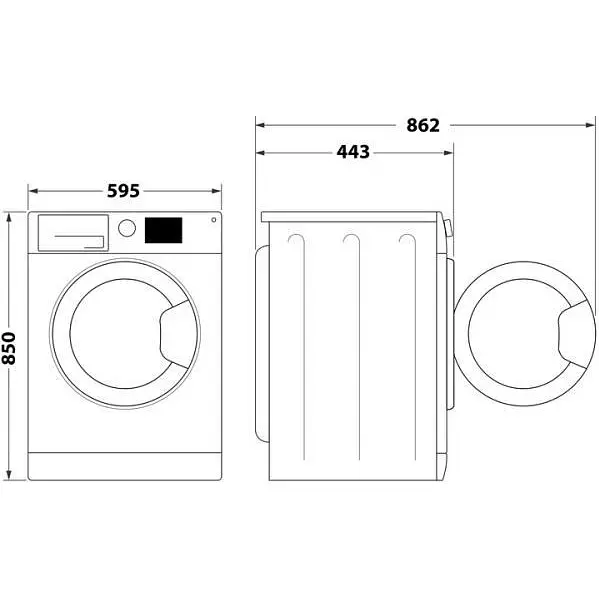 Пральна машина Indesit OMTWSE 61293 WK UA автоматична - фото 6