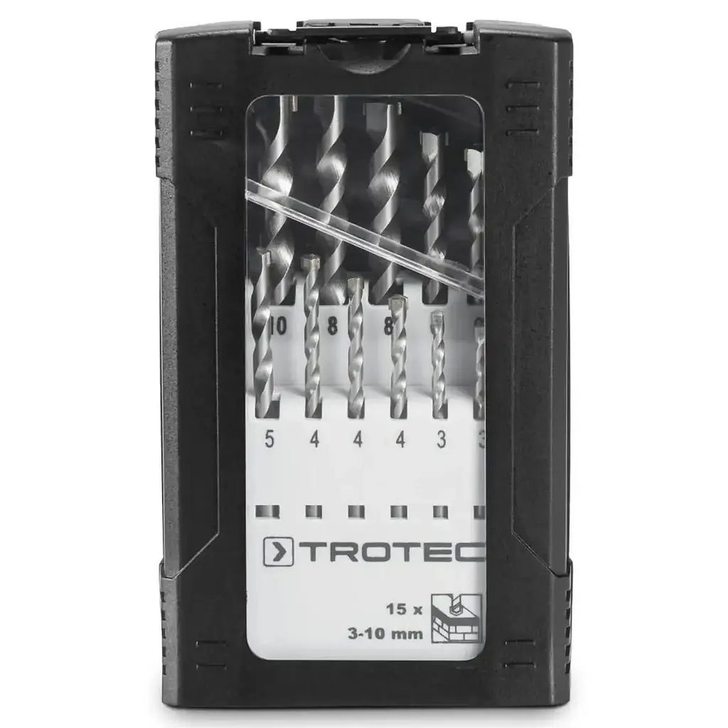 Набор сверл по бетону Trotec 15 pieces Stone Drill Set профессиональный - фото 3