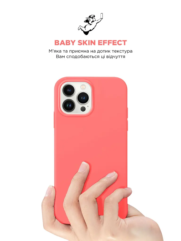 Силиконовый чехол для Apple iPhone 15 Pro Max, ICON2 Case, розовый, противоударный, панель, защита всего корпуса, матовая поверхность Soft Touch, выступает над дисплеем, совместим с защитными стеклами и пленками, с микрофиброй - фото 8
