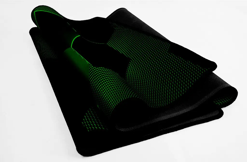 Ігрова поверхня WorkPlace PN ЗЕЛЕНІ СОТИ 300х700 мм - фото 2