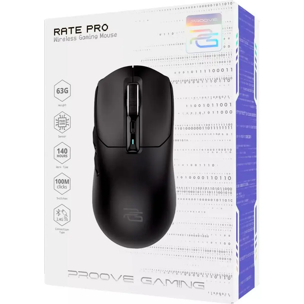 Миша Proove Gaming Rate Pro Black (WMRP00022001) [132074] - фото 5
