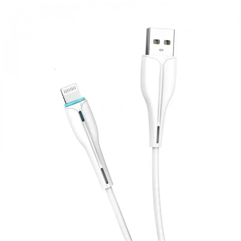 Кабель SkyDolphin S48L USB - Lightning (M/M), 1 м, White (USB-000423) - фото 2