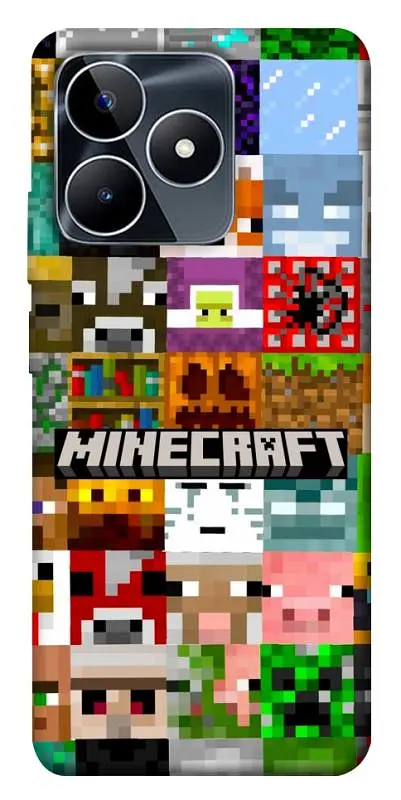 Чохол Demsky Minecraft collage для Realme C53