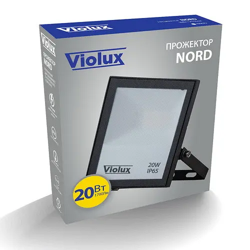 Прожектор LED Violux NORD 20W SMD 6000K 1700lm IP65 ( 400012 ) - фото 3