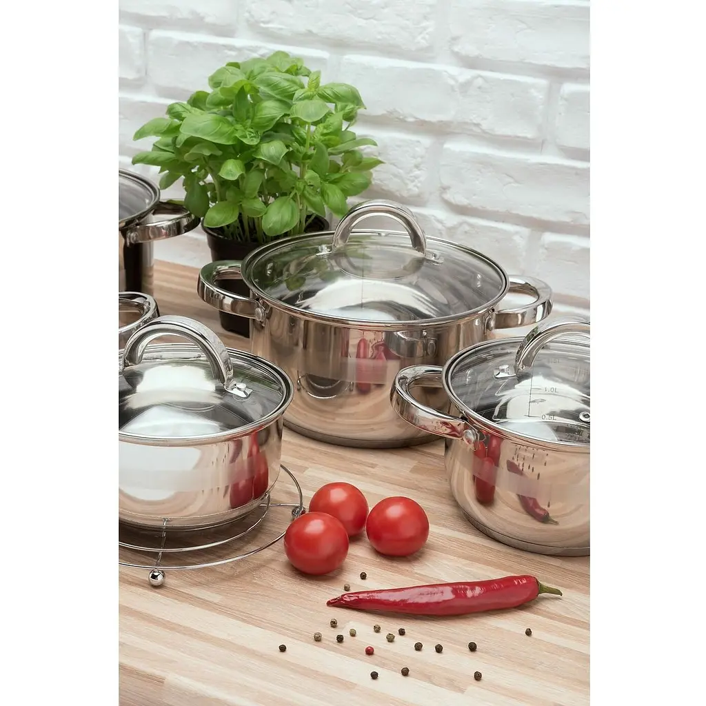 Набір кастрюль Tadar Roger-12 LKA-046HFOCO-12CPC 12 предметів (LK240704-12) - фото 7