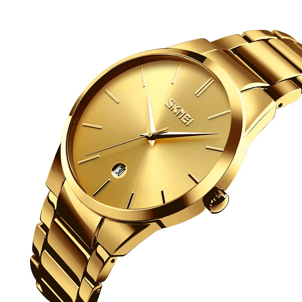 Чоловічий наручний годинник 9140GD Gold Skmei acs0029883 - фото 2
