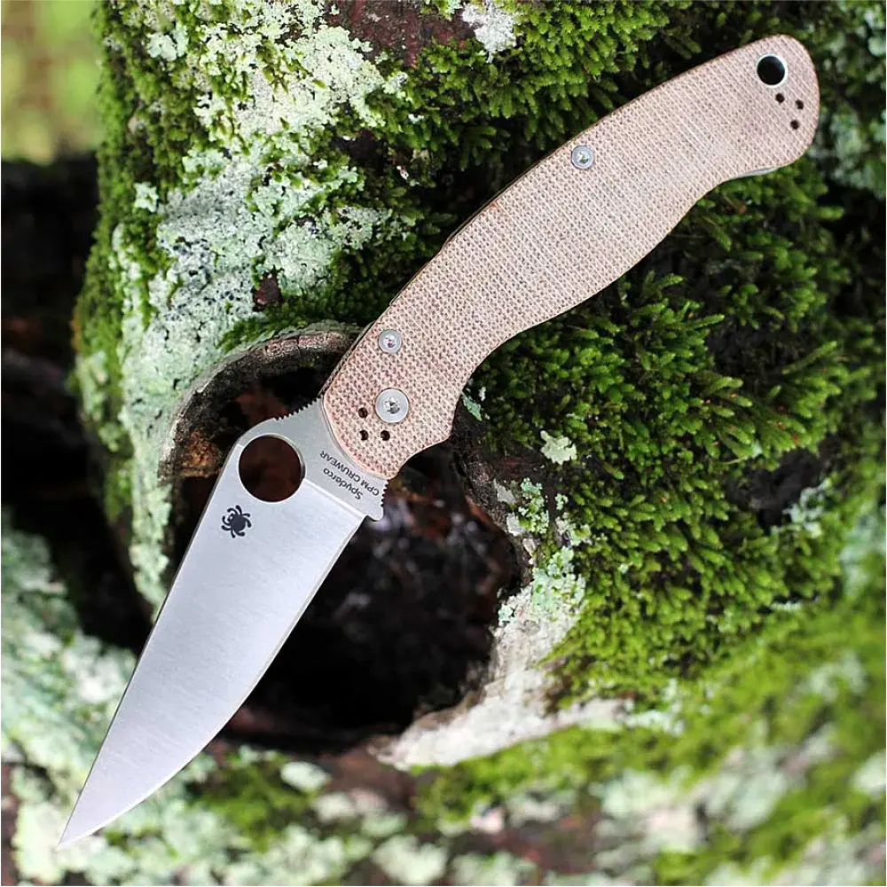 Ніж Spyderco Military 2 Micarta Brown - фото 5