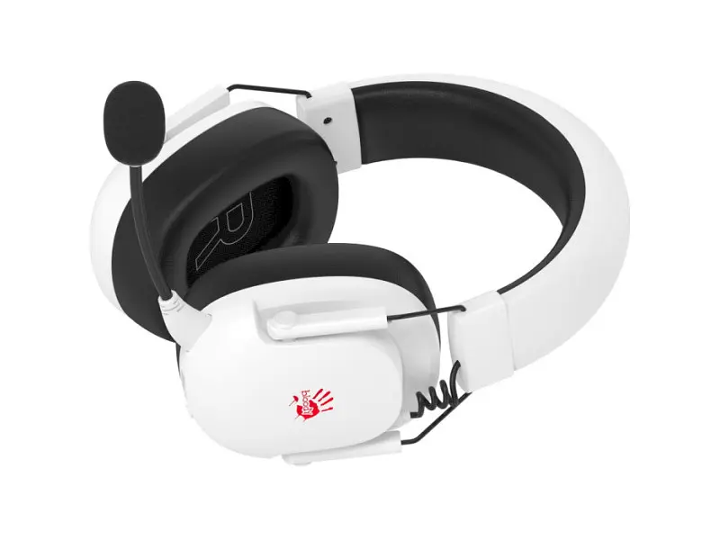 Навушники з мікрофоном A4Tech Bloody GR585 White - фото 4