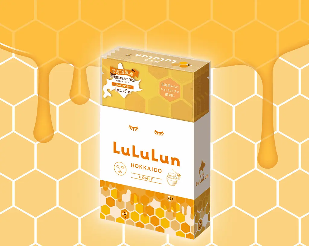 LULULUN Premium Face Mask Hokkaido Honey відновлююча маска з натуральним медом, 1 шт х 5 уп - фото 3