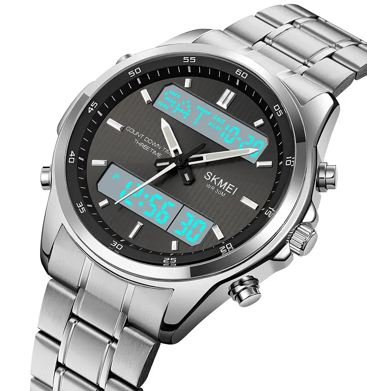 Наручний годинник чоловічий Skmei 2049 Silver White, 2049SIWT (18420) - фото 5