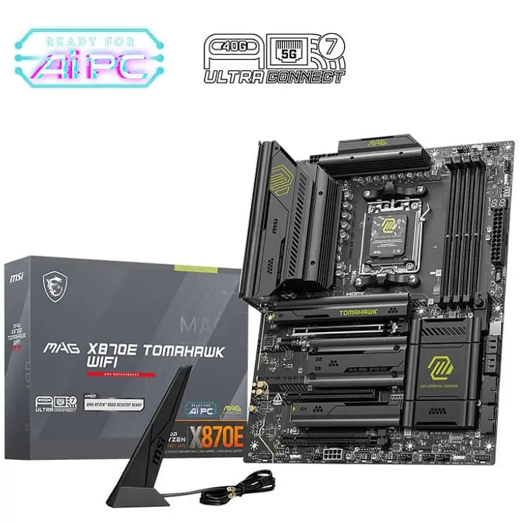 Материнська плата MSI MAG X870E TOMAHAWK WIFI (MAG X870E TOMAHAWK WIFI) (Socket AM5, AMD X870E, ATX) - фото 5