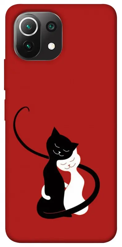 TPU чохол Demsky Закохані коти для Xiaomi Mi 11 Lite