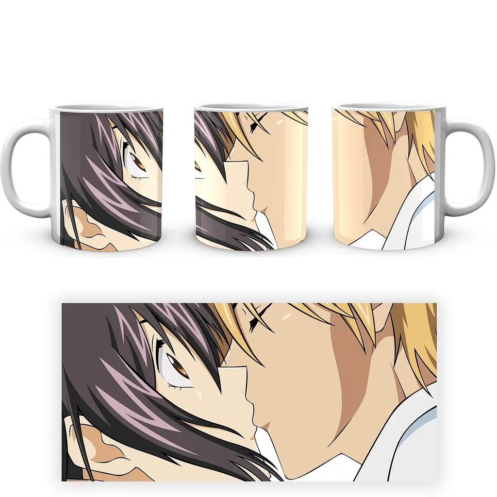 Кухоль GeekLand Kaichou wa Maid-sama Президент студ поради - покоївка! Місаки Такумі KWM 02.02 330 мл білий - фото 4
