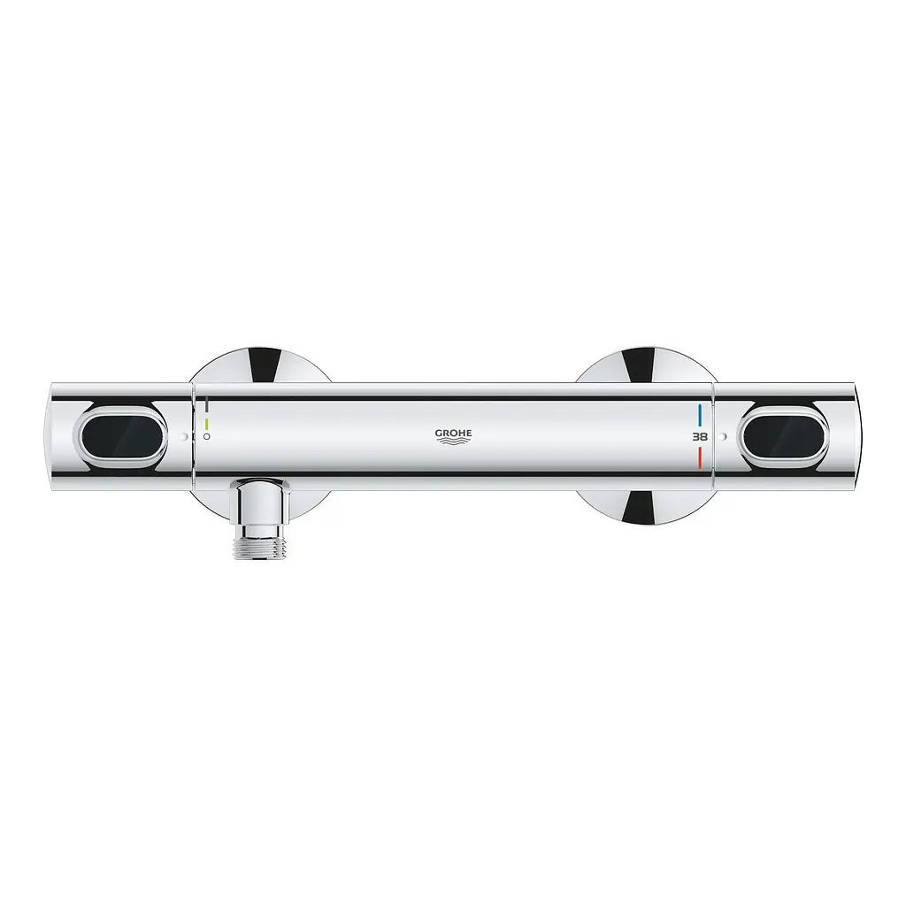 Набір змішувачів Grohe Quickfix термостат для душу з душовим гарнітуром Precision Flow THM та змішувач для раковини StartEdge S-Size UA202503TE, Хром - фото 7