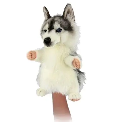 М'яка іграшка на руку Hansa Hansa Хаскі, серія Puppet, 33 см - фото 2