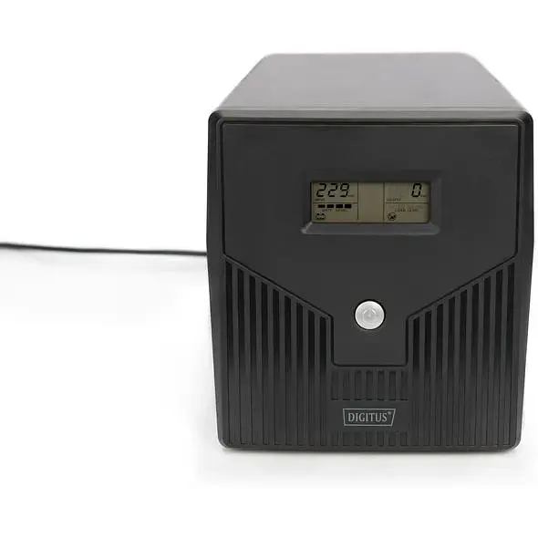 ДБЖ Digitus Line-Interactive, 2000VA/1200W, LCD, 4xSchuko, RJ45, RS232, USB - фото 2