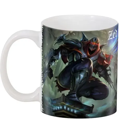Кухоль GeekLand League of Legends Ліга Легенд Zed LOL 02.27 330 мл білий - фото 3