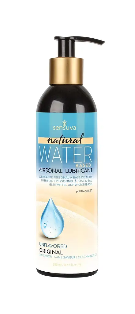 Лубрикант на водній основі Sensuva Natural Water-Based, 240 мл