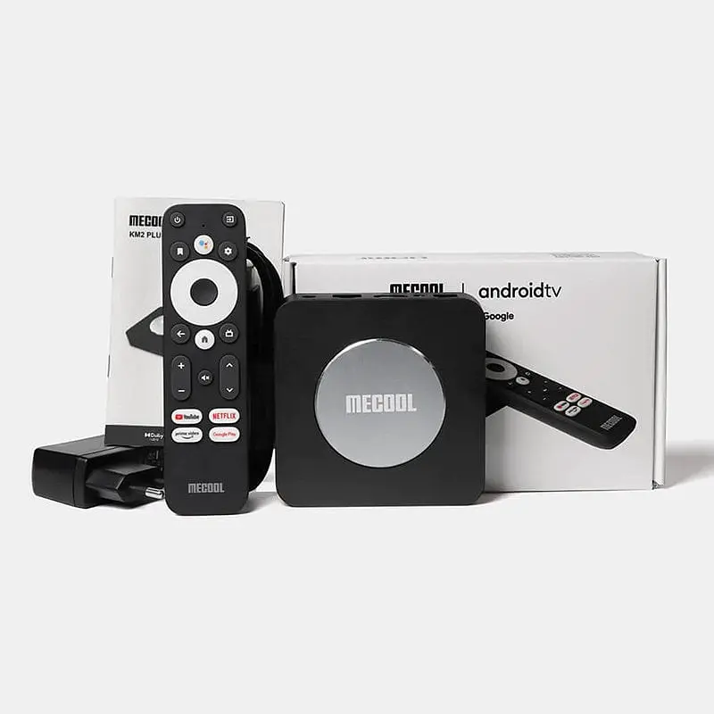 Смарт ТВ приставка Mecool KM2 Plus Netflix 2/16 Гб Android TV 12 Smart Box - фото 2