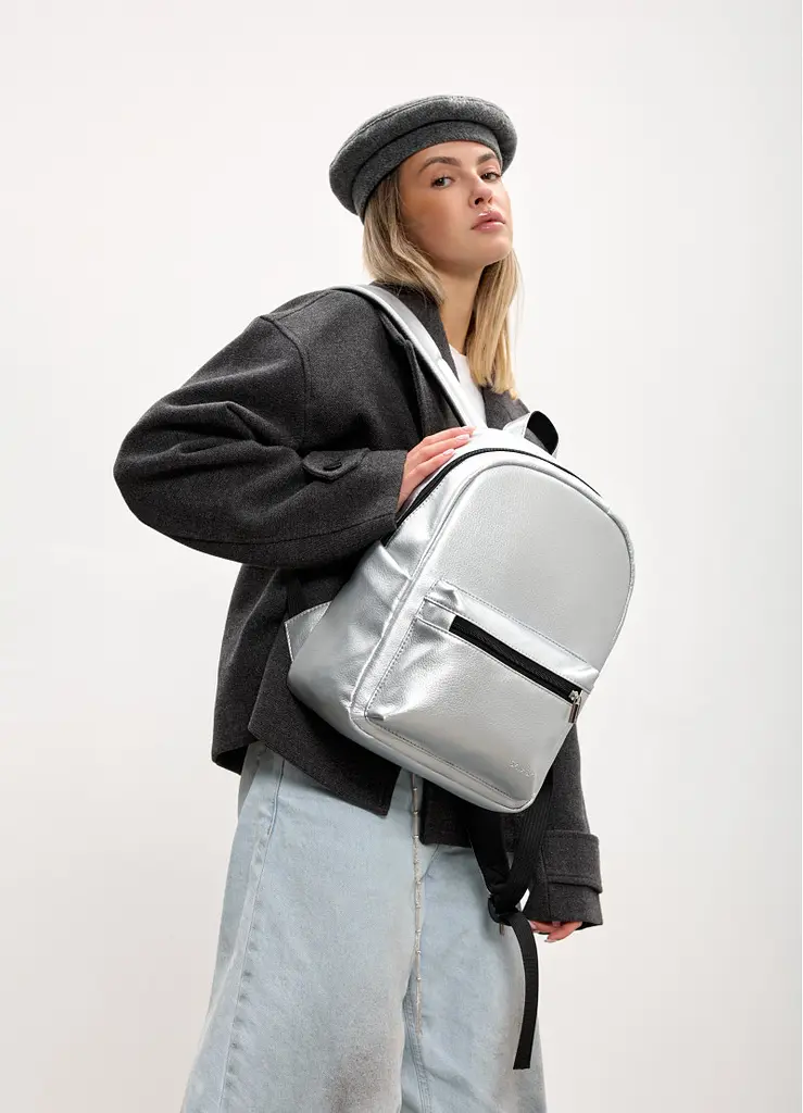 Жіночий рюкзак Sambag Talary срібло 35 х 25 х 12 см (35312003)