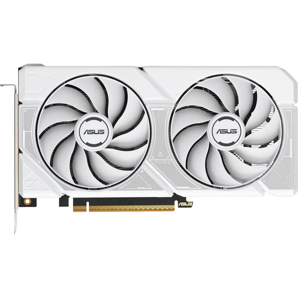Відеокарта ASUS GeForce RTX5060 8 ГБ DUAL OC біла (DUAL-RTX5060-O8G-WHITE)