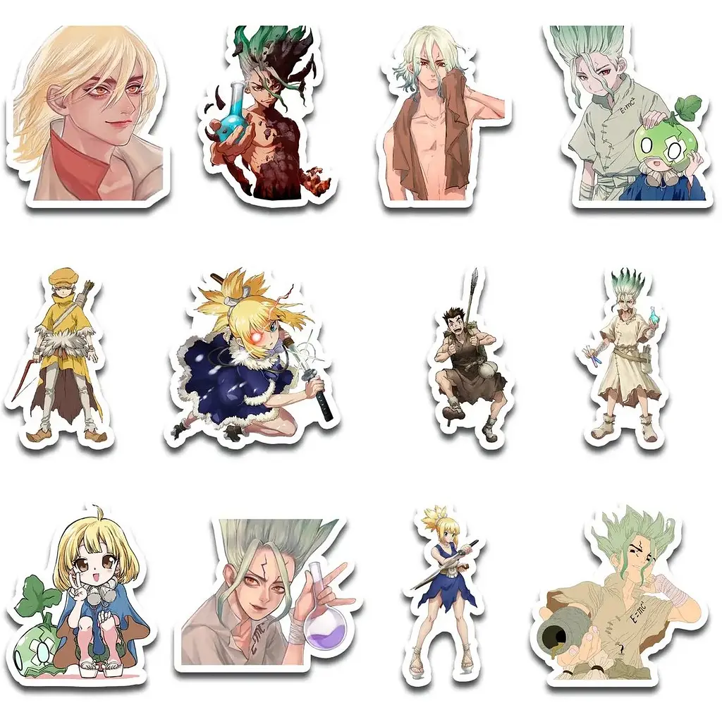 Стікерпак набір наклейок G-Toys Dr. Stone 45 шт. (SP DS 01) - фото 2