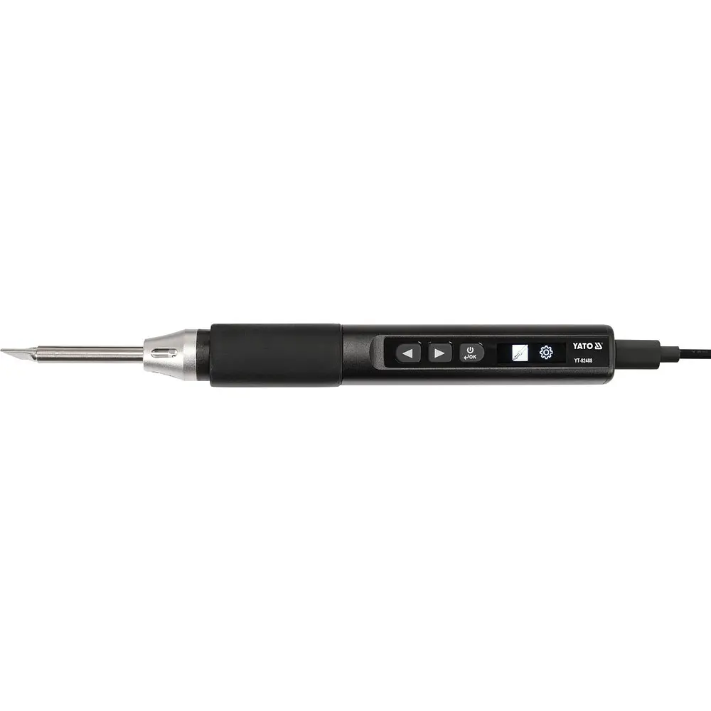 Паяльник портативний Yato цифровий акумуляторний USB-C T12 (YT-82488) - фото 3