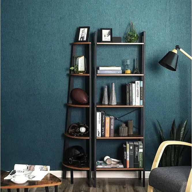 Этажерка Leobert Wooden угловая в стиле Loft  - фото 5