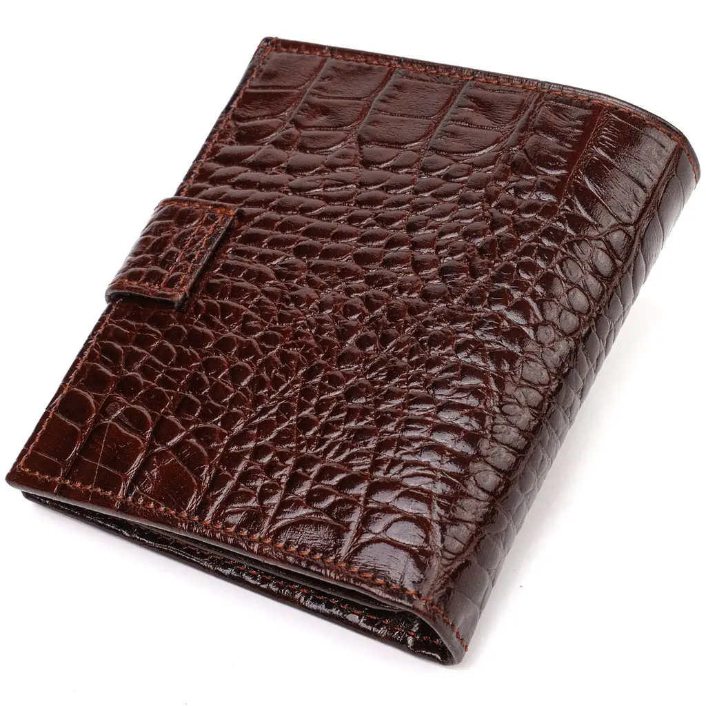 Мужской кожаный кошелек Canpellini 9.7х11х1 см acs0025725 - фото 2