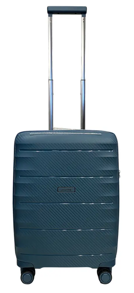 Валіза Airtex 242B маленький S 55x39x22 см 45 л 4 колеса 360° морська хвиля - фото 7