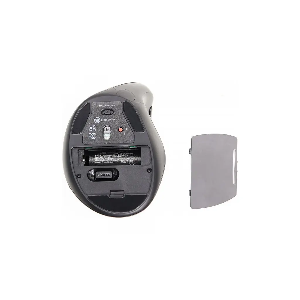 Мишка Ugreen MU008 Vertical Wireless Black (25444) - фото 3
