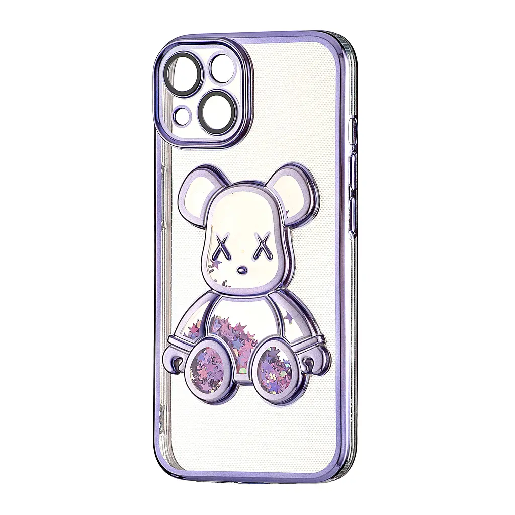 Чохол Shining Bear Case Protected Camera iPhone 14 Purple