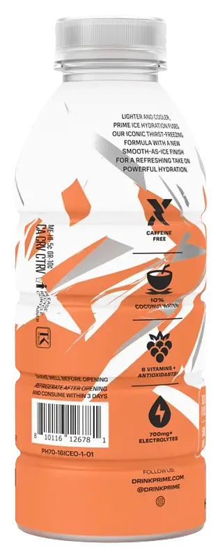 Напій Prime Hydration Drink Ice Orange 500 мл - фото 3