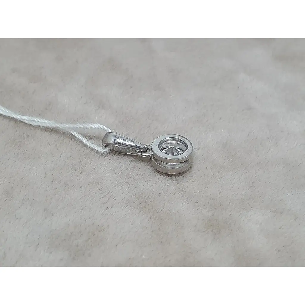 Срібна підвіска Vegas з фіанітом. 30007Р - фото 3