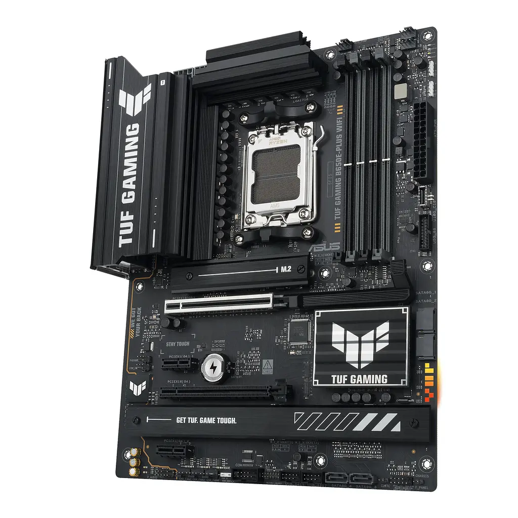 Материнская плата TUF GAMING B650E-PLUS WIFI sAM5 B650 4xDDR5 M.2 HDMI DP Wi-Fi BT ATX Asus teh0019025 - фото 6
