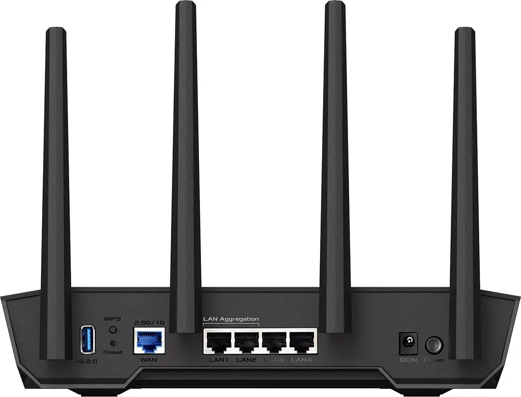 ASUS Маршрутизатор TUF-AX4200 4xGE LAN 2,5xGE WAN 1xUSB3.2 MU-MIMO OFDMA MESH gaming - фото 5
