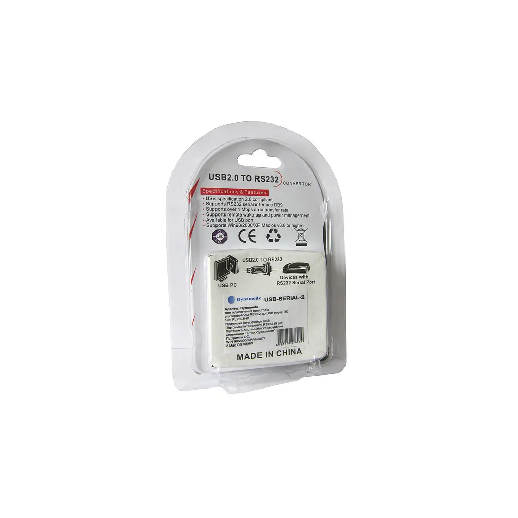 Переходник USB to COM Dynamode (USB-SERIAL-2) - фото 4