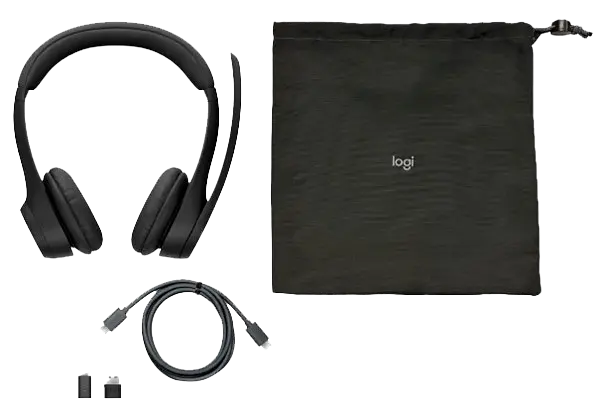 Гарнітура Logitech Zone 305 Wireless Headset Black BT DIRECT (981-001458) (7031264) - фото 4