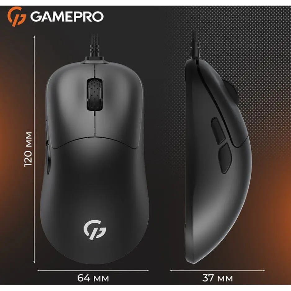 Ігрова миша GamePro GM-690 Black PixArt 3327 USB 10000 DPI - фото 7