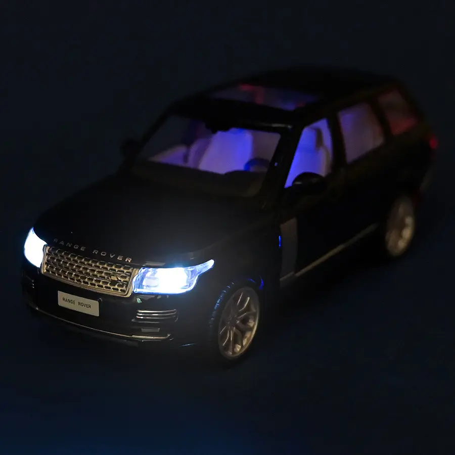 Колекційна металева модель автомобіля Автопром Range Rover 2013 з інерцією, світлом та звуком 1:34 - фото 6