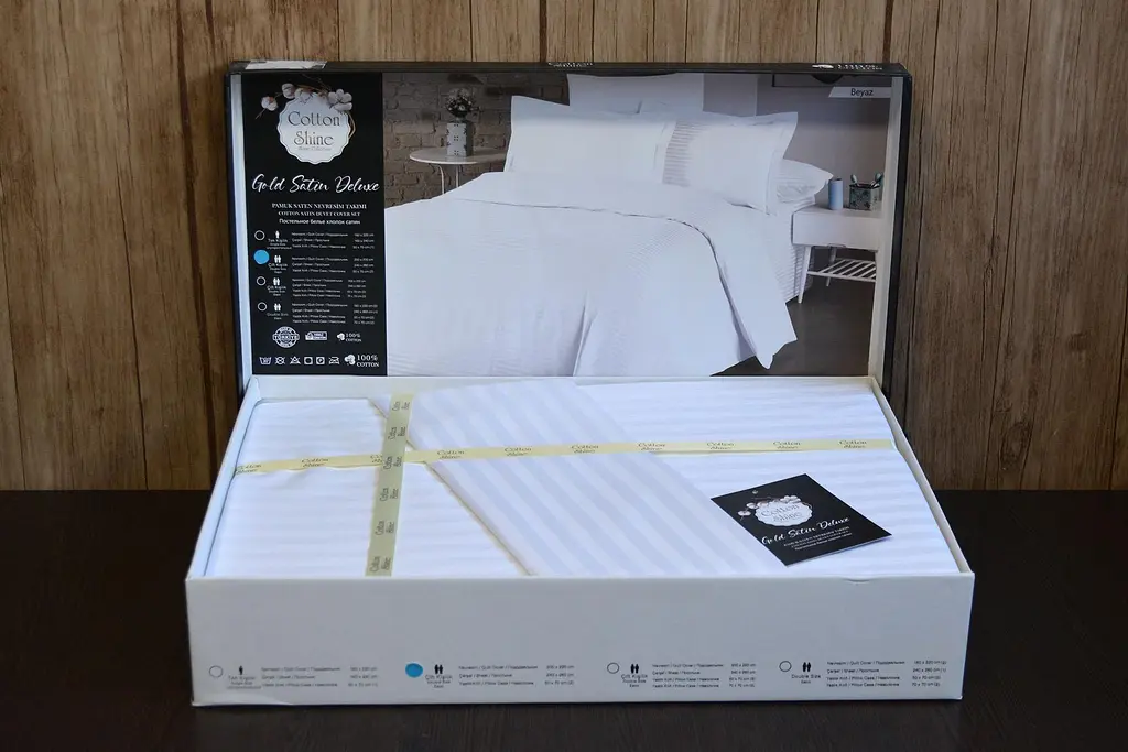 Постільна білизна Beyaz Сатин-Stripe Cotton Shine pbe0052032 - фото 2
