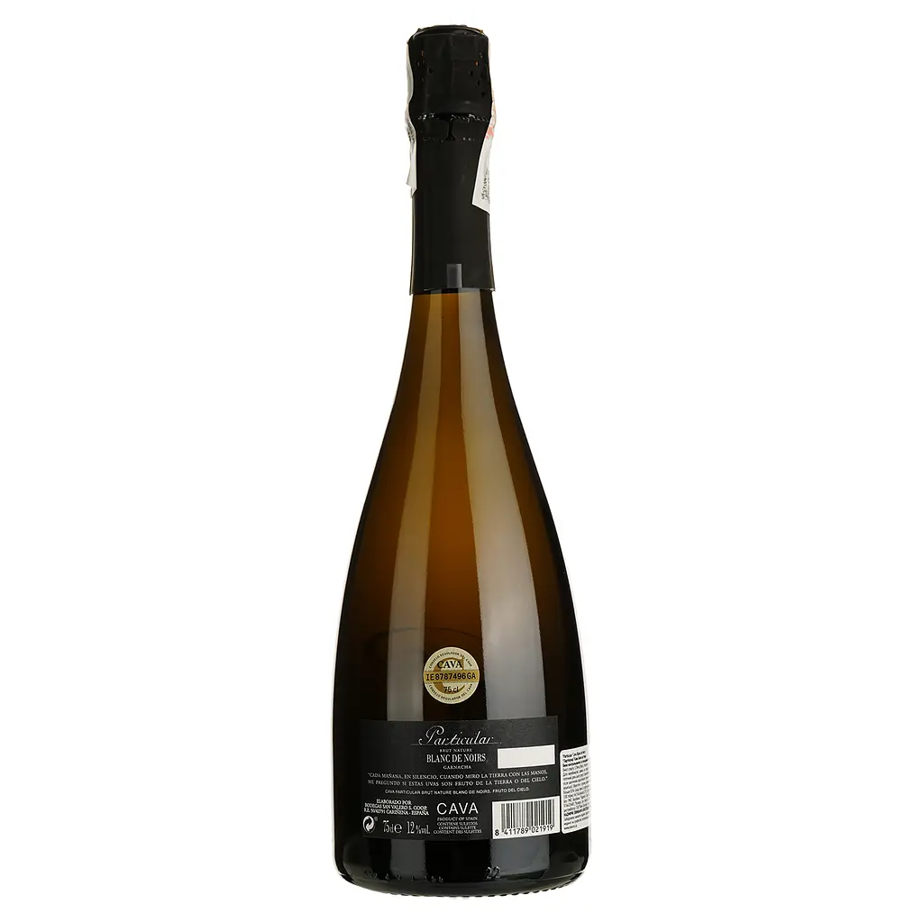 Ігристе вино Particular Cava Blanc de Noirs сухе брют натюр 0.75 л - фото 2