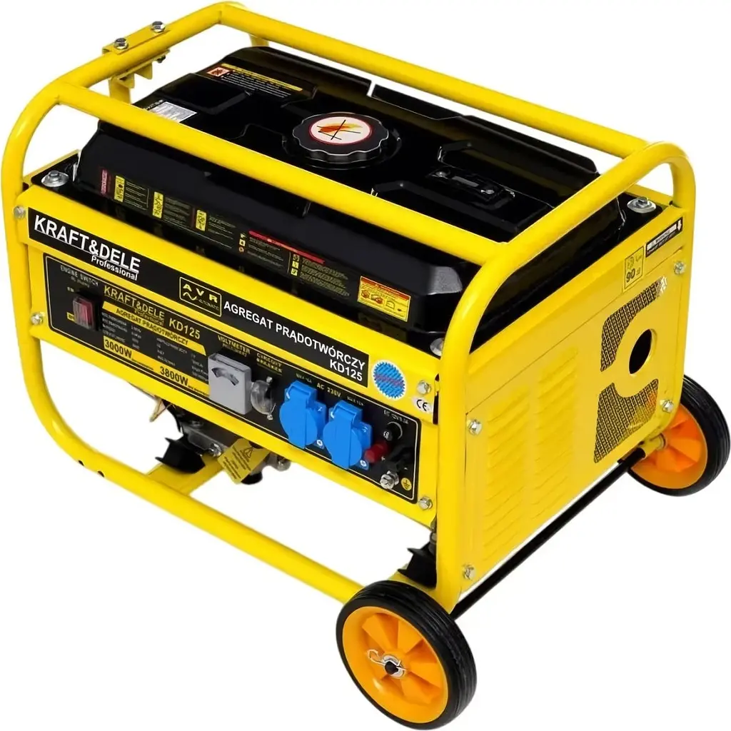 Генератор газово-бензиновий Kraft&Dele KD125 [DD0006912] [129091] - фото 2