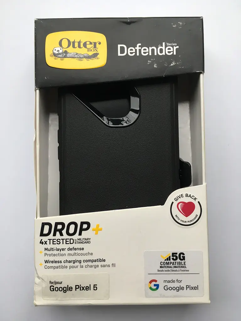 Чохол протиударний з кліпсою OtterBox Defender 77-65747 для Google Pixel 5 (6") Black - фото 7