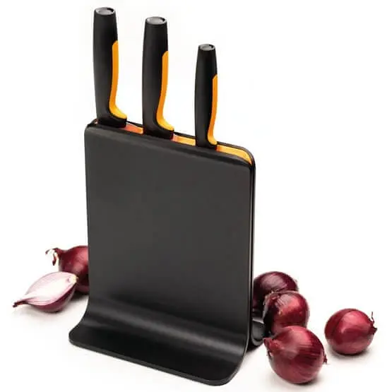 Набір кухонних ножів з пластиковим блоком Fiskars Functional Form ™ 3 шт 1057555 - фото 8