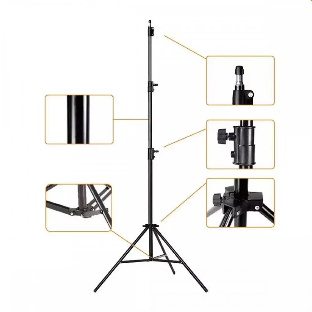 Штатив для освітлення Light Stand 8806 ( 2,1 m ) Black - фото 2