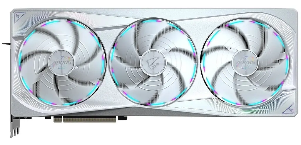 Відеокарта GF RTX 5080 16GB GDDR7 Aorus Master Ice Gigabyte (GV-N5080AORUSM ICE-16GD) - фото 2